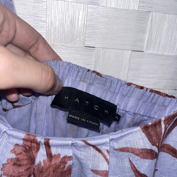 Hatch Maternity Women's The Junia 100% Linen Dress HATCH Size 2 Summer - Picture 7 of 13